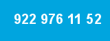 922 976 11 52